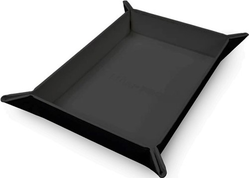 UP16332 Vivid Magnetic Foldable Dice Tray: Black published by Ultra Pro