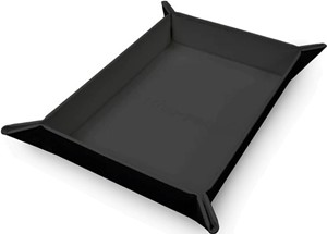 3!UP16332 Vivid Magnetic Foldable Dice Tray: Black published by Ultra Pro