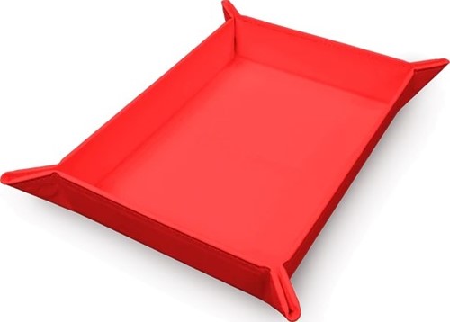 UP16335 Vivid Magnetic Foldable Dice Tray: Red published by Ultra Pro