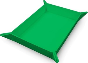 3!UP16336 Vivid Magnetic Foldable Dice Tray: Green published by Ultra Pro