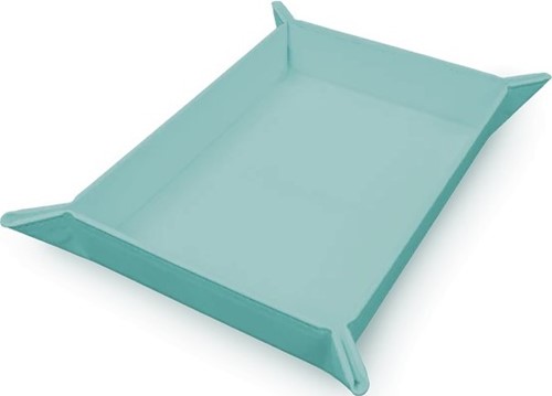 UP16338 Vivid Magnetic Foldable Dice Tray: Light Blue published by Ultra Pro