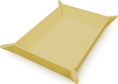 UP16339 Vivid Magnetic Foldable Dice Tray: Yellow published by Ultra Pro