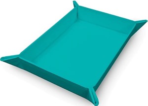 2!UP16340 Vivid Magnetic Foldable Dice Tray: Teal published by Ultra Pro