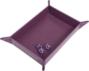 3!UP16489 Vivid Magnetic Foldable Dice Tray: Midnight Plum published by Ultra Pro