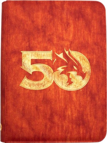 UP38503 Dungeons And Dragons RPG: 50th Anniversary Book Folio published by Ultra Pro