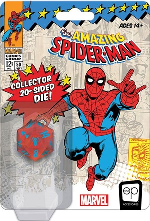 USOAC11079 Marvel Spider-Man: 20 Sided Dice published by USAOpoly