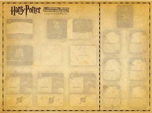 USOPM1040 Harry Potter Hogwarts Battle: Cooperative Deck Building Game Playmat published by USAOpoly