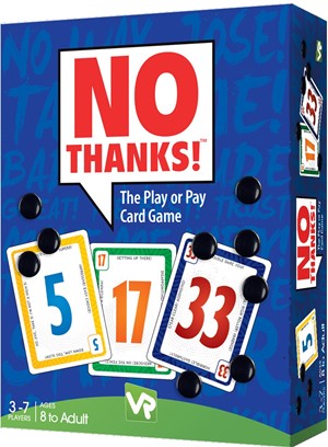 VRDNOTH No Thanks Card Game (2019 Edition) published by VR Distribution