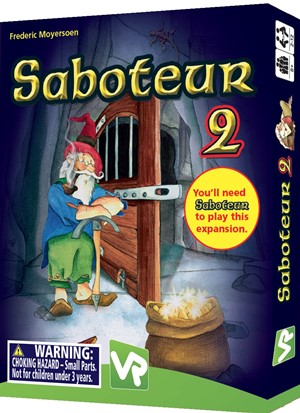 VRDSAB2 Saboteur Card Game: Saboteur 2 Expansion (2019 Edition) published by VR Distribution