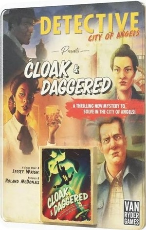 2!VRG007SC001 Detective Board Game: City Of Angels: Cloak And Daggered Expansion published by Van Ryder Games