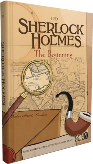 VRGGNA00 Sherlock Holmes The Beginning Graphic Adventure Novel published by Van Ryder Games