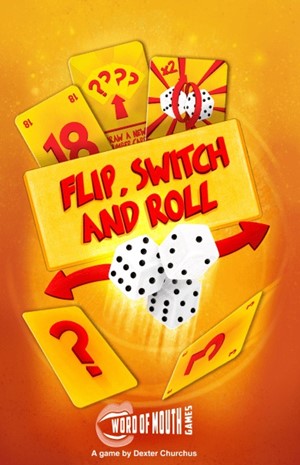 2!WOMFSR Flip Switch And Roll Card Game published by Word of Mouth Games