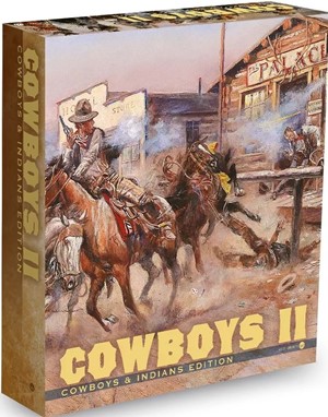 WPUB055 Cowboys II Board Game Cowboys And Indians Edition published by Worthington Games
