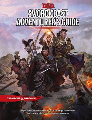 WTCB2438 Dungeons And Dragons RPG: Sword Coast Adventurers Guide published by Wizards of the Coast