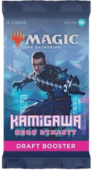 WTCC9198S MTG Kamigawa Neon Dynasty Draft Booster Pack published by Wizards of the Coast
