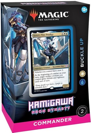 WTCC9201S1 MTG Kamigawa Neon Dynasty Buckle Up Commander Deck published by Wizards of the Coast
