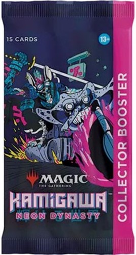 WTCC9204S MTG Kamigawa Neon Dynasty Collector Booster Pack published by Wizards of the Coast
