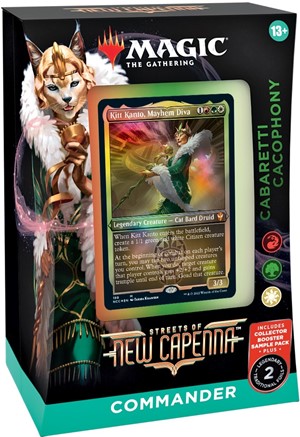 WTCC9516S2 MTG: Streets Of New Capenna Caboretti Cacophony Commander Deck published by Wizards of the Coast
