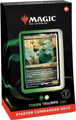 2!WTCC9923S5 MTG Evergreen Token Triumph Commander Deck published by Wizards of the Coast