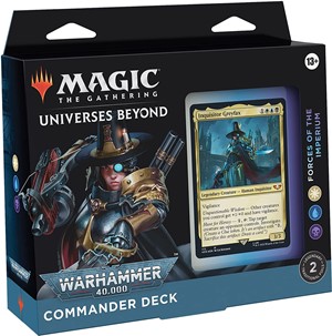 WTCD0780S1 MTG Warhammer 40000 Forces Of The Imperium Commander Deck published by Wizards of the Coast
