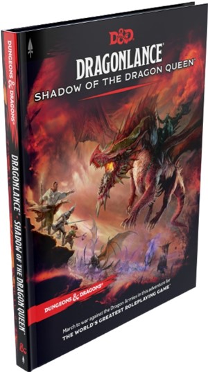 2!WTCD0991 Dungeons And Dragons RPG: Dragonlance Shadow Of The Dragon Queen published by Wizards of the Coast
