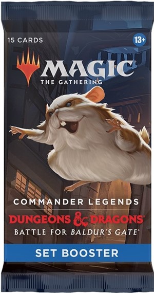 2!WTCD1005S MTG Commander Legends Baldur's Gate Set Booster Pack published by Wizards of the Coast