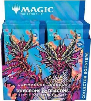 2!WTCD1006 MTG Commander Legends Baldur's Gate Collector Booster Display published by Wizards of the Coast