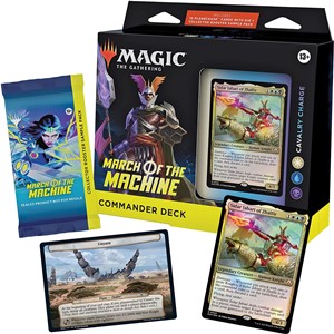 WTCD1792S2 MTG March Of The Machine Cavalry Charge Commander Deck published by Wizards of the Coast