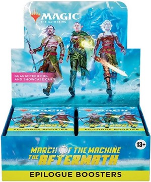 WTCD1803 MTG March Of The Machine The Aftermath Epilogue Booster Display published by Wizards of the Coast