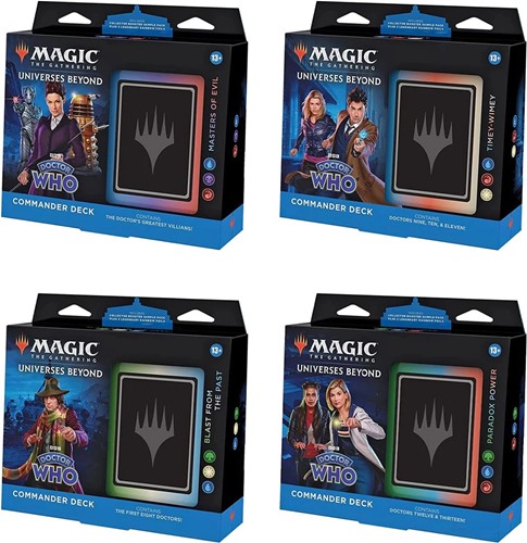 WTCD2363 MTG Doctor Who Commander Deck Display published by Wizards of the Coast