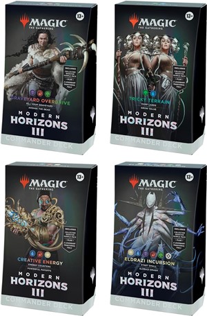 2!WTCD3293 MTG: Modern Horizons 3 Commander Deck Display published by Wizards of the Coast