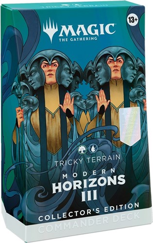 WTCD3294S4 MTG: Modern Horizons 3 Tricky Terrain Collectors Commander Deck published by Wizards of the Coast