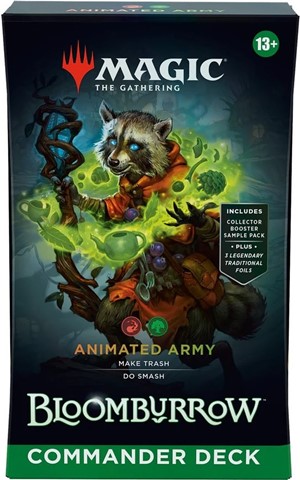 2!WTCD3427S1 MTG Bloomburrow Animated Army Commander Deck published by Wizards of the Coast