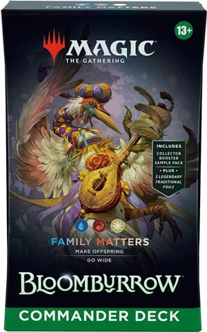 2!WTCD3427S2 MTG Bloomburrow Family Matters Commander Deck published by Wizards of the Coast