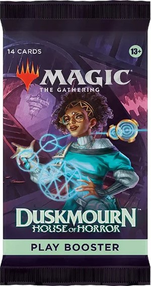 2!WTCD3444S MTG Duskmourn Play Booster Pack published by Wizards of the Coast