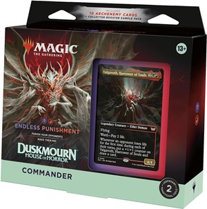 2!WTCD3447S2 MTG Duskmourn Commander Endless Punishment Deck published by Wizards of the Coast