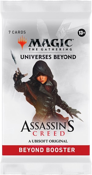3!WTCD3583S MTG Assassin's Creed Booster Pack published by Wizards of the Coast