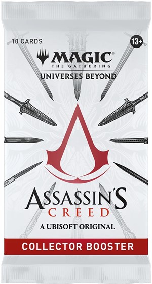 3!WTCD3585S MTG Assassin's Creed Collector's Booster Pack published by Wizards of the Coast