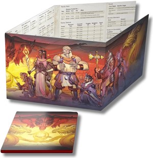 3!WTCD3897 Dungeons And Dragons RPG: Dungeon Master's Screen 2024 Revision published by Wizards of the Coast