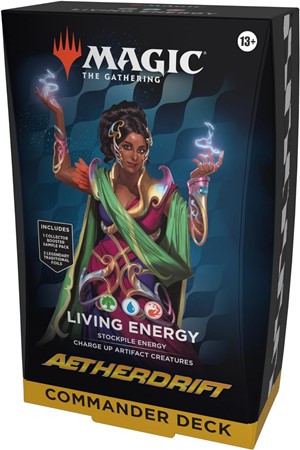 WTCD4133S2 MTG Aetherdrift Living Energy Commander Deck published by Wizards of the Coast