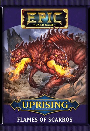 WWG312S1 Epic Card Game: Uprising Flames Of Scarros Expansion Pack published by White Wizard Games
