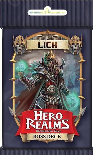 WWG508S Hero Realms Card Game: Lich Boss Deck published by White Wizard Games