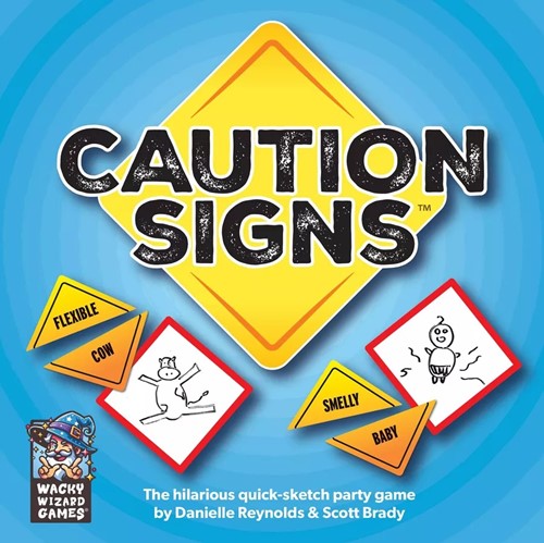 WWGCAU001 Caution Signs Game published by Wise Wizard Games