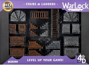 WZK16504 WarLock Tiles System: Stairs And Ladders published by WizKids Games