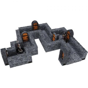 2!WZK16517 WarLock Tiles System: Dungeon Straight Walls Expansion Pack 1 published by WizKids Games