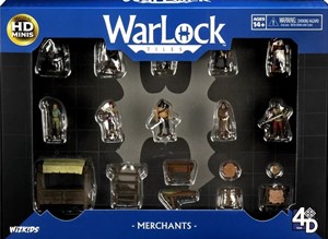 WZK16529 WarLock Tiles System: Merchants published by WizKids Games