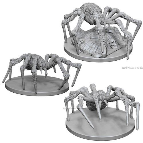 Dungeons And Dragons Nolzur's Marvelous Unpainted Minis: Spiders