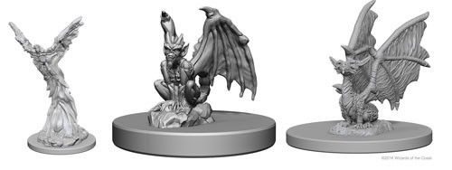 WZK72563S Dungeons And Dragons Nolzur's Marvelous Unpainted Minis: Familiars published by WizKids Games
