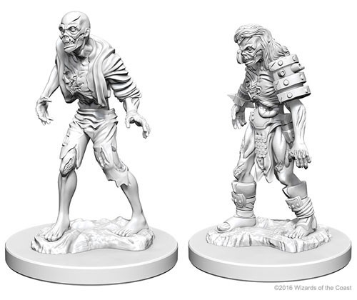 WZK72567S Dungeons And Dragons Nolzur's Marvelous Unpainted Minis: Zombies published by WizKids Games