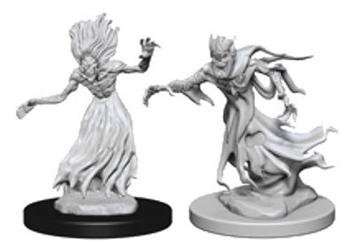 WZK72570S Dungeons And Dragons Nolzur's Marvelous Unpainted Minis: Wraith And Specter published by WizKids Games
